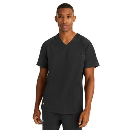 

Healing Hands Men s Scrubs Top 3 Pocket V-Neck Athletic Fit Scrubs for Men HH360 2380 Steven Mens scrubs Black L