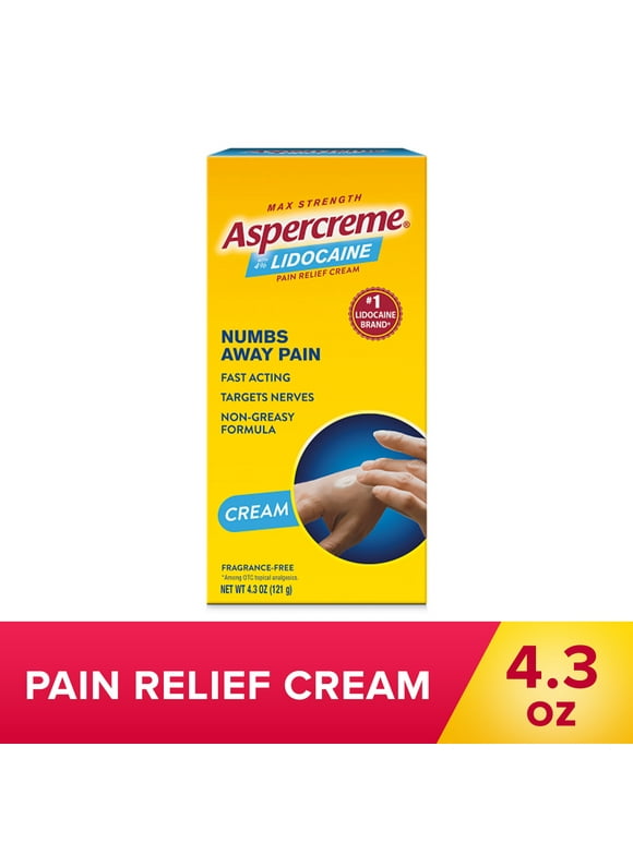 Lidocaine cream in Pain management