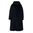 thumbnail image 2 of EGNMCR Women's Mid-length Fall-winter Mink Plus Size Extra Thick Faux Coat, 2 of 3