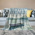 thumbnail image 2 of Patifu Boat Theme Warm Lightweight Blanket Soft Fleece Throw Blanket Living Rooms Sofa Decor Cow Gifts Blanket for All Seasons Exquisite Gifts 40x50in, 2 of 6