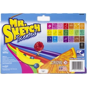 Washable Scented Watercolor Markers Chisel Tip Set Of 6 Ice Cream Colors 1924258 Water Based Markers By Mr Sketch