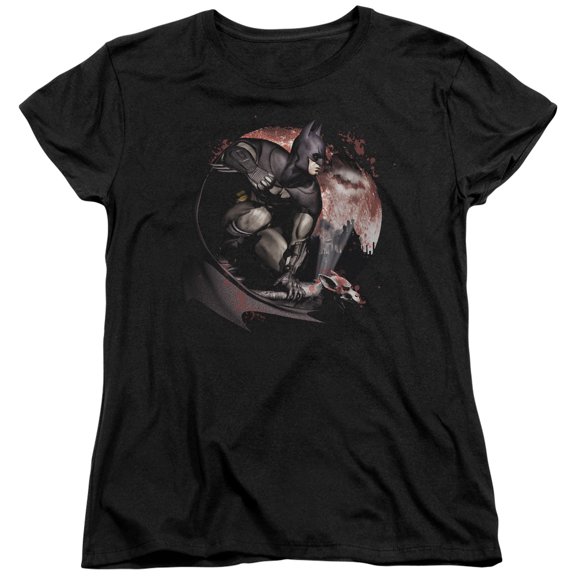 Arkham City - Blood Moon - Women's Short Sleeve Shirt - Medium