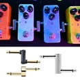 thumbnail image 2 of Aellinatey Male to Male Coupler Jack Plug Adapter Connector for Guitar Effects Pedalboard, 2 of 10