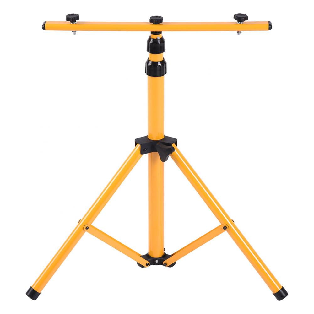HERCHR Tripod Light Stand, Telescopic Twin Head Tripod Stand for LED