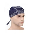 thumbnail image 4 of Bandana Skull Cap Beanie Lightweight Adjustable Biker Headband Headscarf Rag, 4 of 7