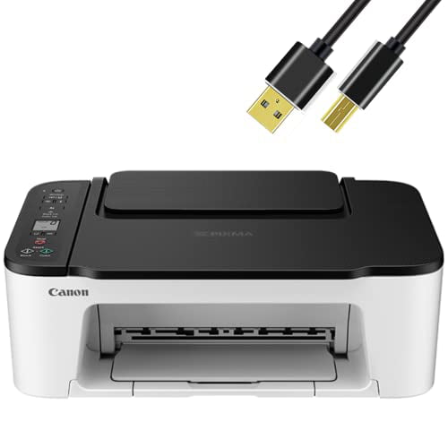Canon Wireless Inkjet All in One Printer, Print Scan Mobile Printing with LCD Display, USB and Connection with 6 ft NeeGo Printer Cable - Walmart.com