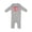 AC-Heather Grey, variant on Inktastic Pink Sloth 1st Birthday Baby Romper Coveralls