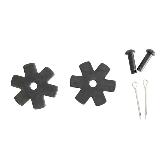 AJ Tack 1 1/4" Blunt 6 Point Rowel Package
