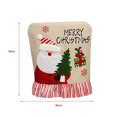 thumbnail image 2 of Lindo Bordado Anciano Muñeco De Nieve Silla Cubierta Lino Taburete Cubierta Inevent HA044566-01, 2 of 6