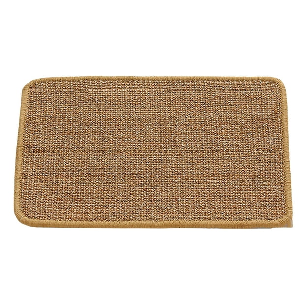 Alfombrilla rascadora para gatos Alfombrillas grandes de sisal natural Antideslizante Alfombrilla rascadora para gatos Alfombrilla para gatos para alfombras y sofás Duradera y no daña al gato