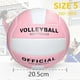 thumbnail image 3 of Volleyball Size 5 LEATHER Soft Indoor Volleyball Sports Training Game Ball Beginners, Young, Adult, Pink/White, 3 of 4