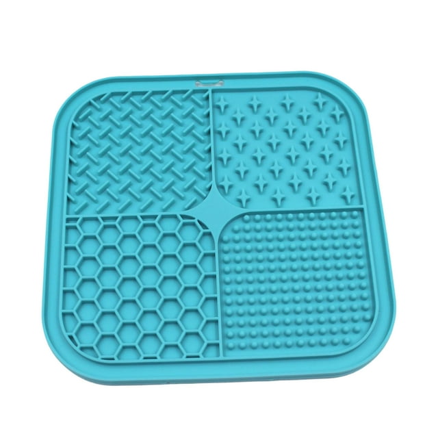Interactive Slow Feeder for Dogs and Cats with Suction Cups Spatula and Cleaning Brush for Anxiety Bathing Training