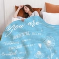 thumbnail image 6 of Anniversary Couple Gifts for Him, Her - Christmas, Thanksgiving, Valentine, Birthday, Wedding Gifts, Husband and Wife Gift Ideas, Boyfriend, Girlfriend Gifts - Fleece Throw Blankets 60x80 in, 6 of 6