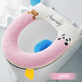 SHZHHFKJCX Waterproof Soft Plush Zipper Toilet Seat Cushion Ideal for