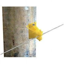 Tru Test 820034 Electric Fence Insulator, Wood-Post Pinlock, 25-Pk.