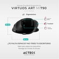 thumbnail image 3 of Mouse Ergonomico ACTECK VIRTUOS ART MI790 1600dpi Inalambrico 8 botones Negro AC-936309 Acteck AC-936309, 3 of 7