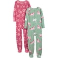 thumbnail image 1 of Pajama Simple Joys by Carter's Girls, paquete de 2 unidades, forro polar, 6 años, 1 of 1
