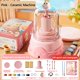 thumbnail image 1 of Kit de rueda de cerámica para principiantes | Mini Juego de Máquina de Cerámica con Herramientas Pinceles Pinturas Paletas Delantal | Manualidades de arcilla DIY | Base lavable extraíble | Cubierta, 1 of 5