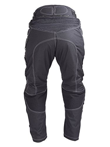 Motorcycle Cordura Riding Pants Black with Removable CE Armor PT5 Xtreemgear XL