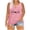 Pink, variant on Tbopshirt Tank Tops for Women,Womens tops,Women Summer Trendy Printed V Neck Sleeveless Tee Shirts Women Casual Tee,T-shirt Vest Tee Blouse,Womens Fashion
