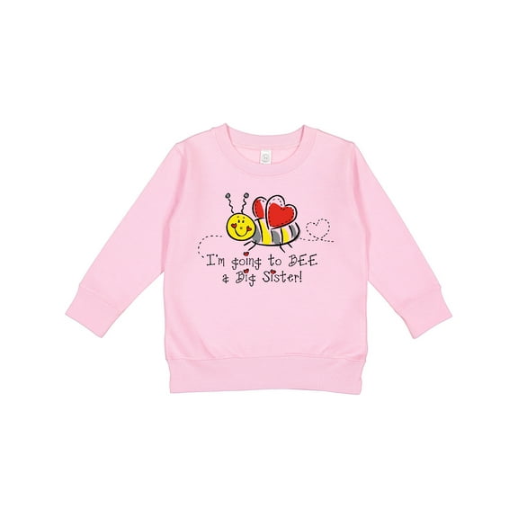 Inktastic Bee Future Big Sister Toddler Sweatshirt