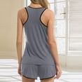 thumbnail image 4 of Miqool Womens Sleeveless Pajama Sets Modal Sleepwear Soft Pj Sets Tank Top and Shorts 2 Piece Lounge Set for Summer, S-XXL, 4 of 4
