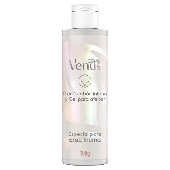 Jabón Íntimo Femenino y Gel para Afeitar Gillette Venus para Área Íntima, 190 ml