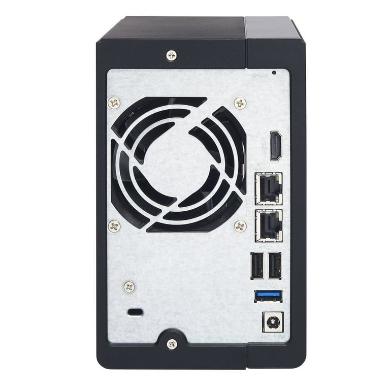 Qnap 2-Bay, 8TB(2x4TB NAS Drive) Intel 2.0GHz Quad-Core CPU