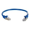 thumbnail image 1 of C2G 20ft Cat6a Snagless Shielded (STP) Network Patch Ethernet Cable Blue - Patch cable - RJ-45 (M) to RJ-45 (M) - 20 ft - STP - CAT 6a - snagless, stranded - blue, 1 of 5