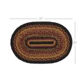 thumbnail image 2 of Placemat Heritage Farms Jute Primitive 10X15 Oval Braided Table Decor Vhc Brands, 2 of 6