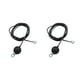 thumbnail image 1 of Wosthever Fitness DIY Pulley Cable Machine System Biceps Strength  Training Sports Fijo 1.8 m 2piezas, 1 of 1