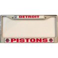 thumbnail image 1 of Cadre de Plaque d'Immatriculation Chromée Detroit Pistons, 1 of 3