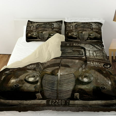 Manual Woodworkers & Weavers Old New York Duvet Cover