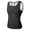 White, variant on Women's U Neck Sleeveless Sauna Sweat Compression Shaping Contouring Lightweight Breathable Fitness Workout Under Garment Vest,L-XL