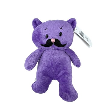 Moustache Bear Purple Colored Plush Toy - By Ganz
