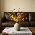 thumbnail image 4 of Dongrere 1 Pc Artificial Fall Floral Pick, Faux Autumn Harvest Maple Leaf, Fake Acorn Pumpkin Berry Branch for Vase Home Farmhouse Thanksgiving Table Decor, 16.5 Inch, 4 of 6