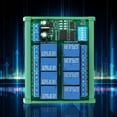 thumbnail image 1 of Electrical Supplies, 12V 8-Channel Relay Interface Board Module Optocoupler RS485 Relay PLC Expansion Board for RTU Protocol, Electronic Relays, 1 of 8