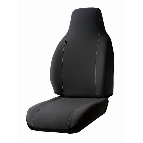Fia Seat Cover SP801 BLACK SP80 Series; Bucket Seat With Adjustable Headrest; Polycotton; Charcoal Black; Set Of 2