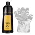 thumbnail image 1 of Champú para el cabello negro de plantas naturales de 400ml, tinte para el cabello, champú para colorear negro, champú para el cuidado del cabelloNegro 400ml, 1 of 5