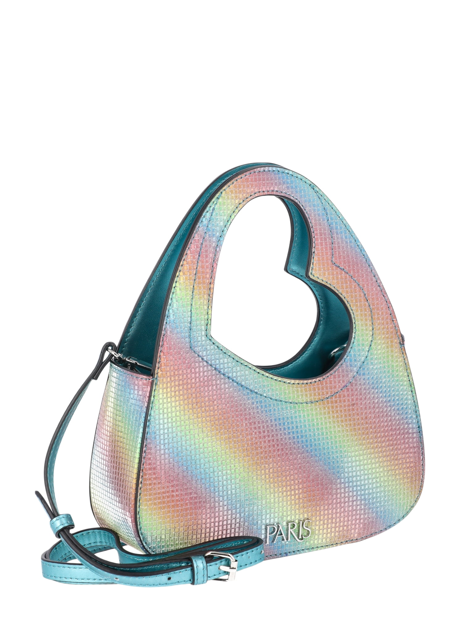 Regenbogen Herz-Sequins Umhängetasche Für Mädchen – Verstellbarer Schultergurt, Perfekt Als Geschenk