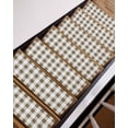 thumbnail image 7 of Stair Treads for Wooden Steps, Brown Plaid Peel and Stick Stair Treads with Adhesive, Spring Summer Farmhouse Buffalo Checkered Non Slip Indoor Stairs Runner Rugs Mats for Elders Dogs 8"x30"7PCS, 7 of 7