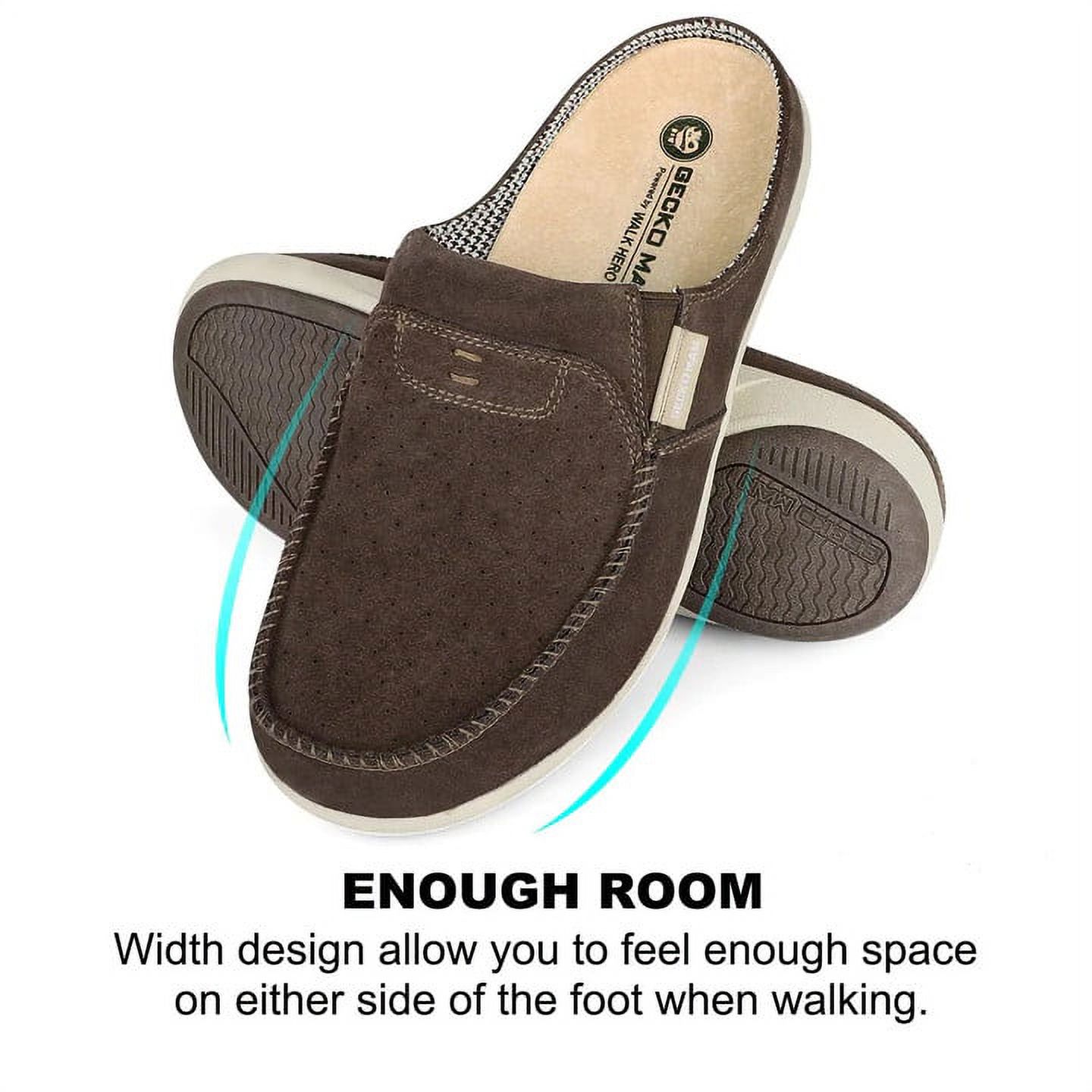 Gecko Man Slide sz 8M Casual,Comfort Slip on, Distressed,Arch Support,Orthotic GeckoMan Men main image 4