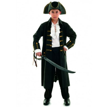Pirate Captain Black Child Costume