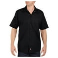 thumbnail image 2 of Dickies Men's Industrial Short Sleeve Work Shirt Black Charcoal 4XL, 2 of 2