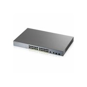 ZyXEL GS1350-26HP 24-Port Gigabit Smart Nebula Cloud Managed PoE Switch, 24 PoE+ Ports at 375W with 2 SFP Uplinks
