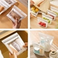 thumbnail image 4 of 2025 New Food Grade Fresh-Keeping Bags, Food Storage Bags, Double Seal Reusable Produce Bags, Easy Open Clear Plastic Bag for Food, Fruit, Vegetables, Refrigerator Storage, Kitchen (Large (15PCS)), 4 of 5