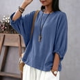 thumbnail image 2 of Sexlip Women's Top Comfortable Wear Everyday Versatile Wear Easy Care Fabric Fashion Forward Modern Style Classic Design Blue M, 2 of 7
