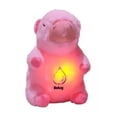thumbnail image 1 of Peluche Capibara Ansiedad Dormir Música Belug Rosa, 1 of 5