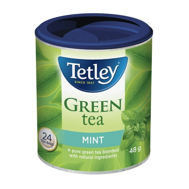 Thé vert à la menthe de Tetley 24 sachets