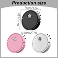 thumbnail image 3 of Mini Robot Vacuum for Car, Mini Cleaner Sweeping Robot, 3 in 1 Rechargeable Multifunctional Smart Cleaning Machine with Wet Mopping for Hard Floors Pet Hair Carpets(White), 3 of 9